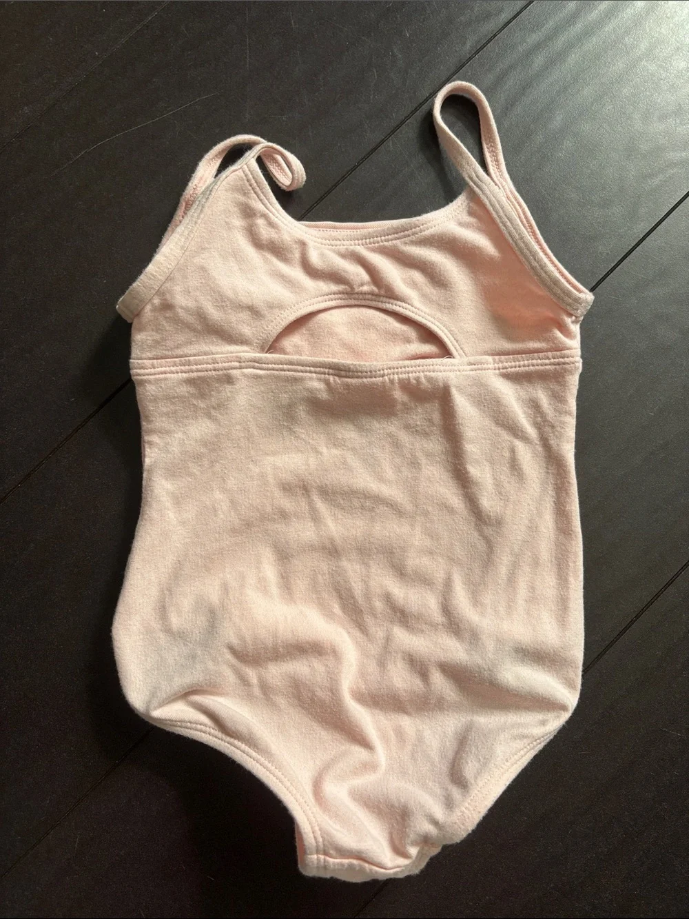 More Than Magic Pale Pink Dance Leotard with Chiffon Trim